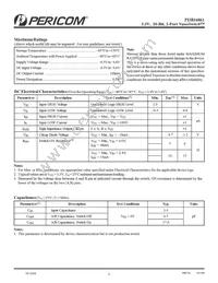 PI3B16861AE Datasheet Page 2