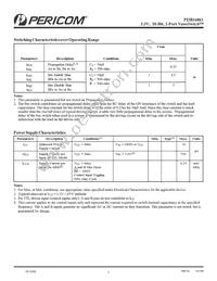 PI3B16861AE Datasheet Page 3