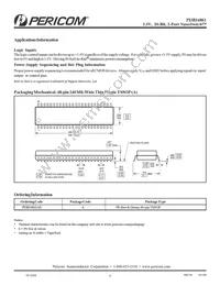 PI3B16861AE Datasheet Page 4