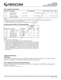 PI3B3244QEX Datasheet Page 3