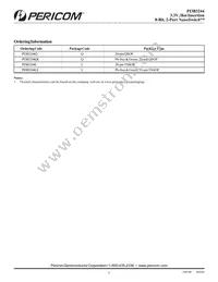 PI3B3244QEX Datasheet Page 5