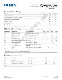 PI3B3245SE Datasheet Page 2