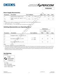 PI3B32X245BE Datasheet Page 3