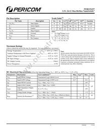 PI3B33X257B Datasheet Page 2