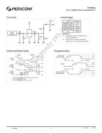 PI3B3861LEX Datasheet Page 4