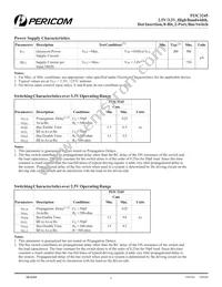 PI3C3245LE Datasheet Page 3