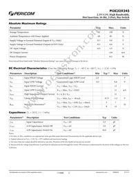 PI3C32X245BEX Datasheet Page 2