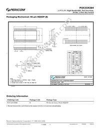 PI3C32X384BE Datasheet Page 5