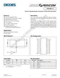 PI3C3861-AQEX Datasheet Cover