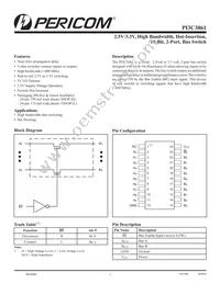PI3C3861LE Datasheet Cover