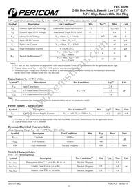 PI3CH200LEX Datasheet Page 3