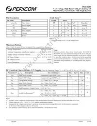 PI3CH281LEX Datasheet Page 2