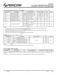 PI3CH281LEX Datasheet Page 3