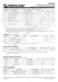 PI3CH3305UE Datasheet Page 3