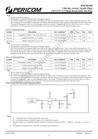 PI3CH3305UE Datasheet Page 4