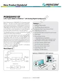 PI3EQX4951STZDE Datasheet Cover