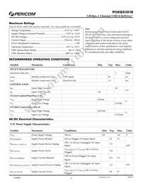 PI3EQX501BZAEX Datasheet Page 4