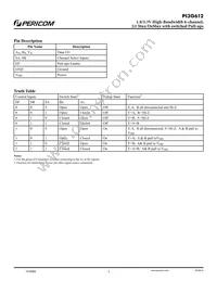 PI3G612ZHEX Datasheet Page 2