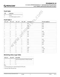 PI3HDMI101-BZHE Datasheet Page 6