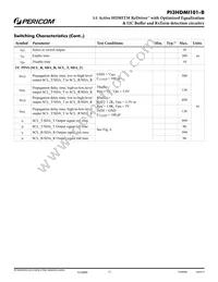 PI3HDMI101-BZHE Datasheet Page 11