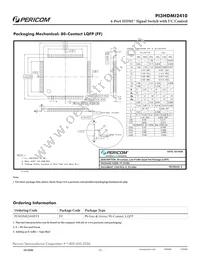 PI3HDMI2410FFE Datasheet Page 15