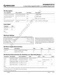 PI3HDMI412FT-BZHE Datasheet Page 2