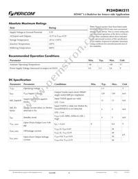 PI3HDMI511ZLE+DA Datasheet Page 4