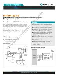 PI3HDX1204-BZHE Datasheet Cover