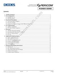 PI3HDX1204B1ZHE Datasheet Page 3