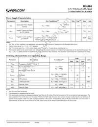 PI3L100QEX Datasheet Page 3