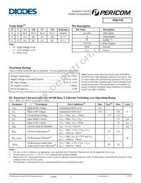 PI3L110QEX Datasheet Page 2