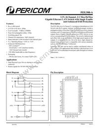 PI3L500-AZFE Datasheet Cover