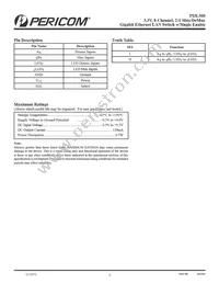 PI3L500ZFE Datasheet Page 2