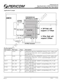 PI3PCIE2612-BZFEX Datasheet Page 2