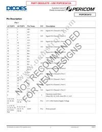 PI3PCIE3412ZHE+DAX Datasheet Page 3