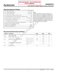 PI3PD22919GBEX Datasheet Page 3