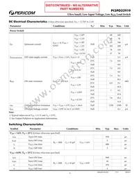 PI3PD22919GBEX Datasheet Page 4