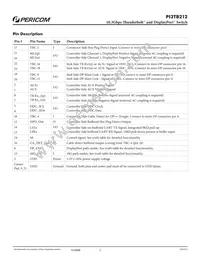 PI3TB212ZLEX Datasheet Page 2