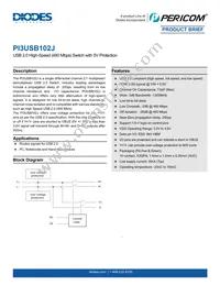 PI3USB102JXUCEX Datasheet Cover