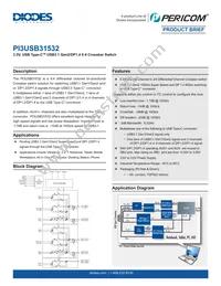 PI3USB31532ZLE Datasheet Cover