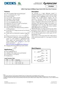 PI3USB42ZMEX Datasheet Cover