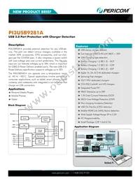PI3USB9281AXWEX Datasheet Cover