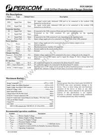 PI3USB9281GEEX Datasheet Page 2