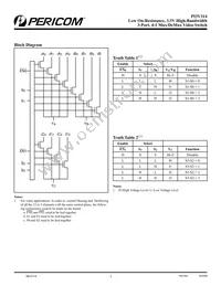 PI3V314BE Datasheet Page 2