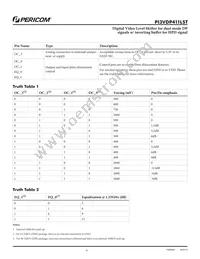 PI3VDP411LSTZBE Datasheet Page 4