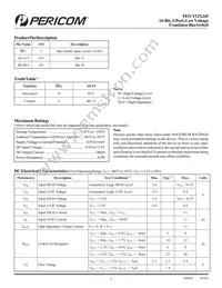 PI3VT32X245BE Datasheet Page 2