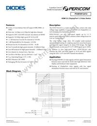 PI3WVR12412ZHE+DRX Datasheet Cover