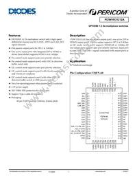 PI3WVR31212AZLE Datasheet Cover