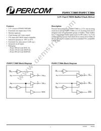 PI49FCT3805BHEX Datasheet Cover