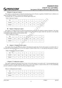 PI4IOE5V9522UEX Datasheet Page 8